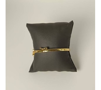 White Star Oval Gold Plated Bracelet