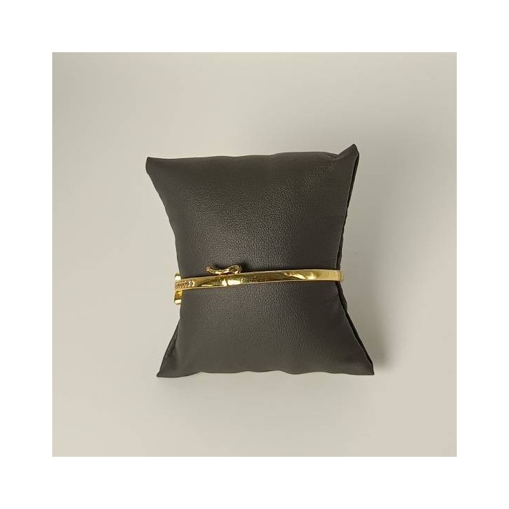 White Star Oval Gold Plated Bracelet