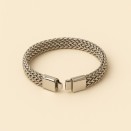 Bracelet Homme Acier Argenté
