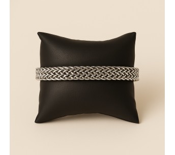 Bracelet Homme Acier Inoxydable Argenté