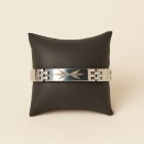 Bracelet gourmette acier homme gravé étoile