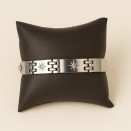 Engraved Star Men's Steel Curb Chain Bracelet - Durable & Stylish