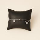 Bracelet pampilles argentées femme