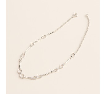 Silver Infinity Necklace - Choker - Elegant and Timeless