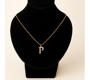 collier lettre P