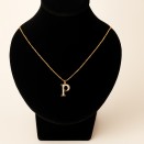 collier lettre P