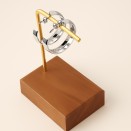 Silver Steel Hoop Earrings | Lupita Jewelry