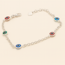 Bracelet Brésil Élégance aux Perles Multicolores