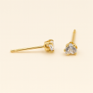 Gold Plated Stud Earrings | Lupita Jewelry
