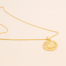 Collier Médaillon Ovale Plaqué Or Jaune - Lupita Bijoux