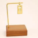 Golden Open Cross Locket - Elegance and Spirituality