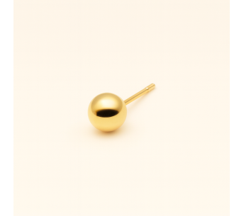 Gold Steel Earrings - Subtle Elegance