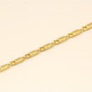 Yellow Gold Plated Necklace 60 cm - Brazilian Elegance