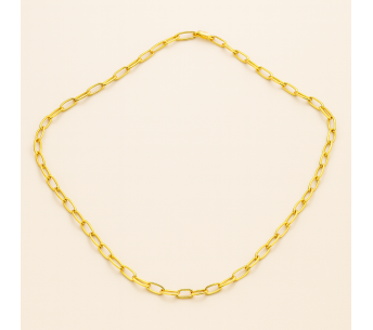 Gold Plated Horse Link Necklace | Lupita Jewelry