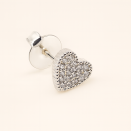 White Zircon Heart Stud Earrings – Elegant & Sparkling