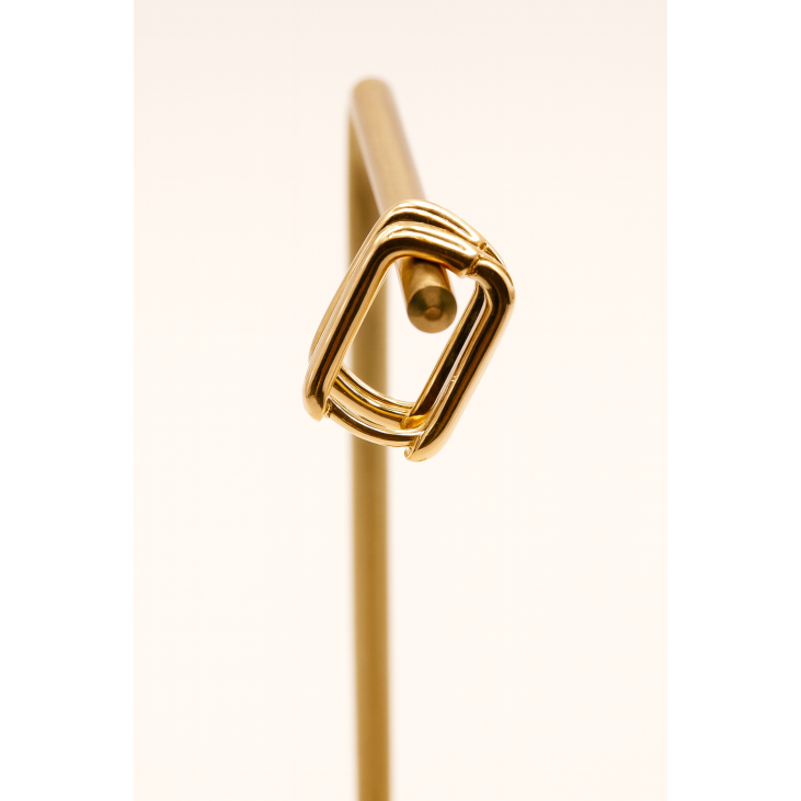 Gold Layered Hoop Earrings - Lupita Jewelry