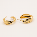 3-Layer Gold-Filled Hoop Earrings | Lupita Jewelry