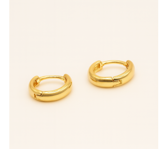 Mini Gold-Plated Hoop Earrings – Affordable Jewelry