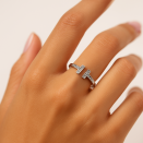 Silver Open Zircon Ring – Elegant, Modern & Affordable