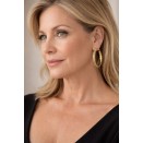 Gold Plated Hoop Earrings | Lupita Bijoux