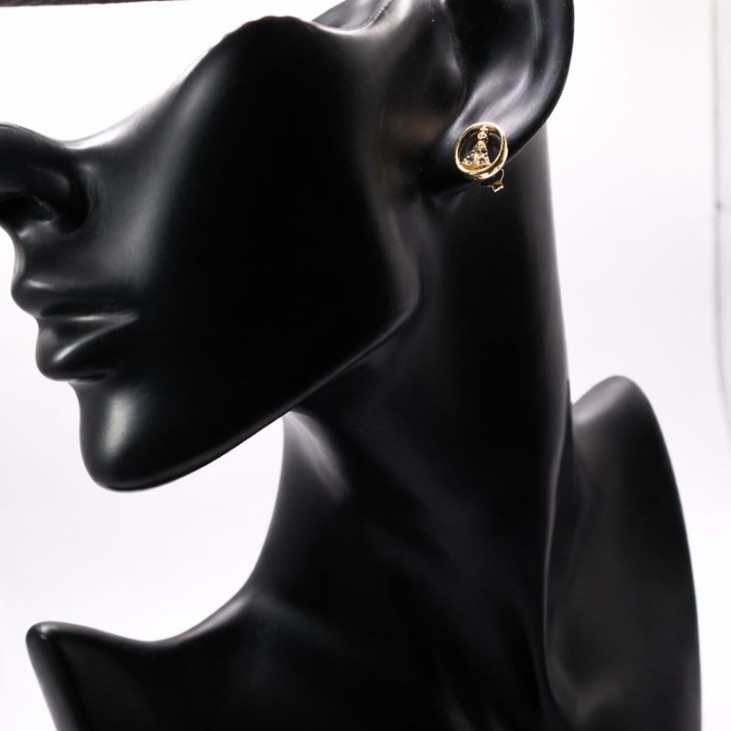 Boucles d’Oreilles Dorées Aparecida | Bijou Brésilien Élégant