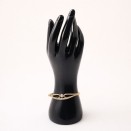 Bracelet Ovale Doré à Strass – Glamour et Éclat