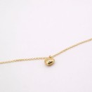 Gold Plated Heart Charm Bracelet - Brazilian Elegance