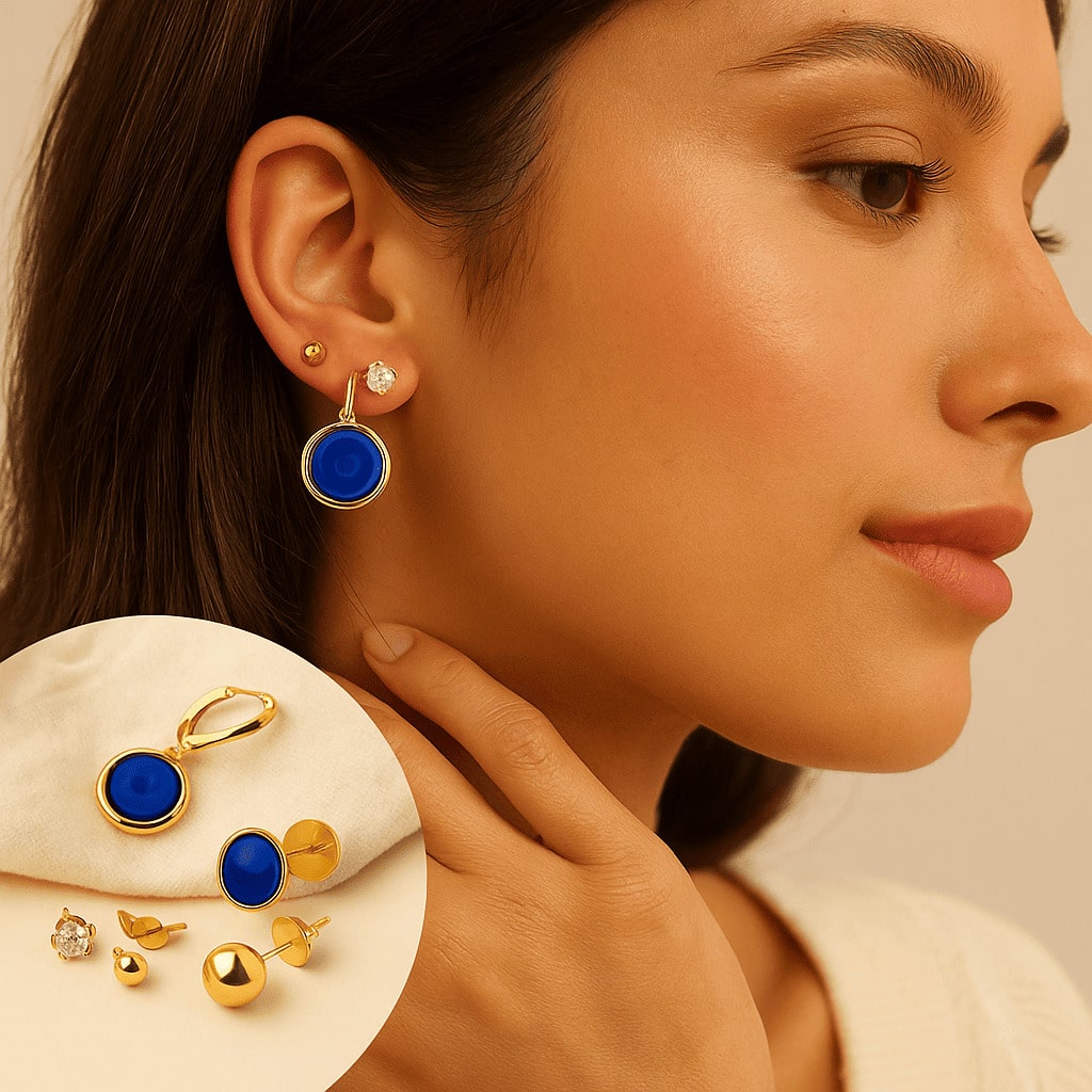 boucles d&#039;oreillles - une touche d&#039;&eacute;clat du br&eacute;sil