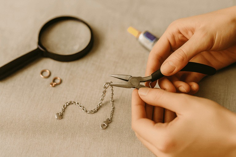 Réparer un bijou cassé chez soi : nos astuces