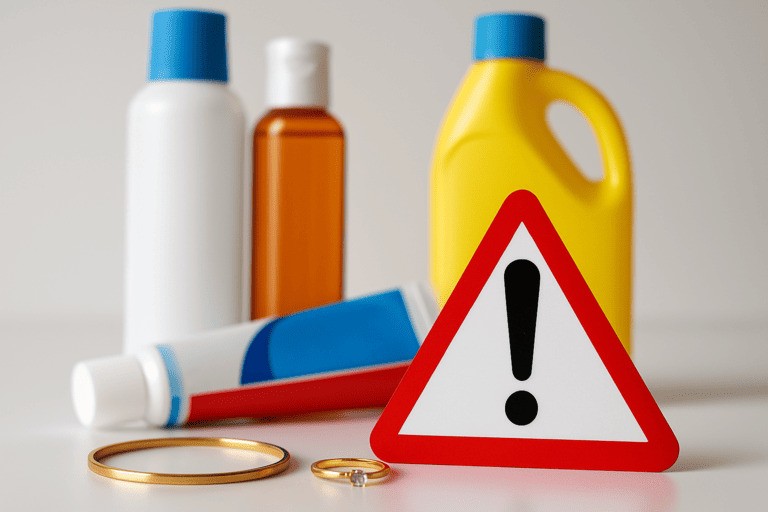 Nos astuces pour protéger vos bijoux des produits chimiques